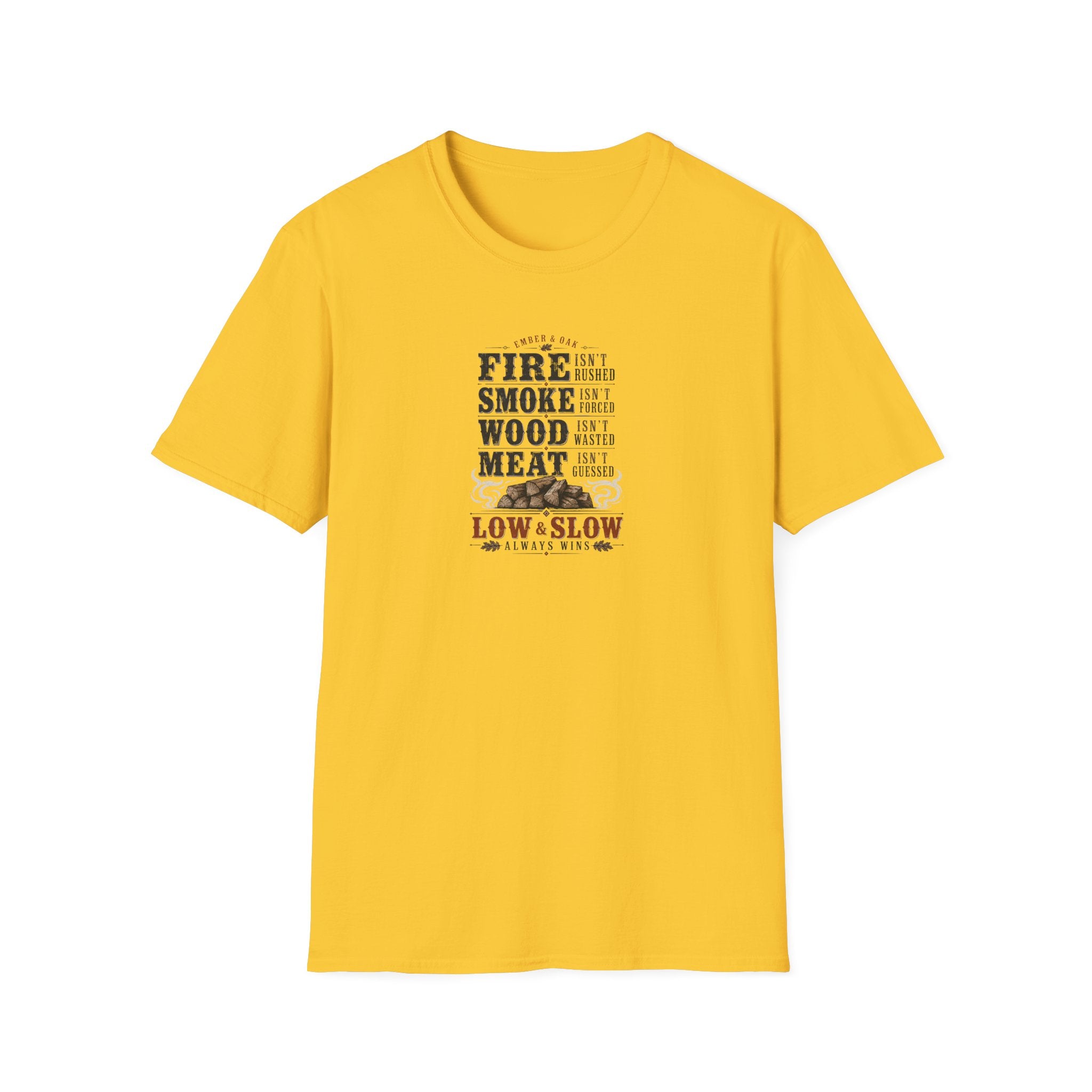 Fire Smoke Wood Meat T-Shirt