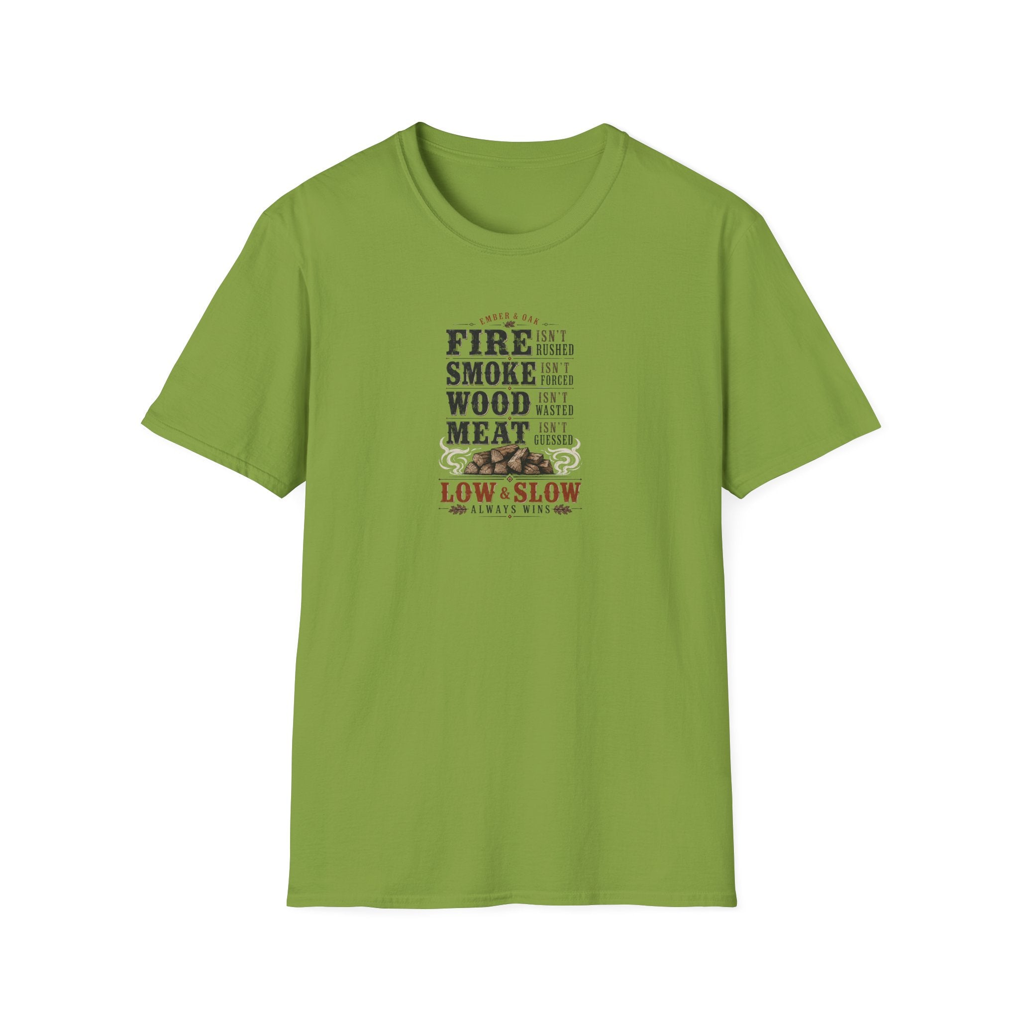 Fire Smoke Wood Meat T-Shirt