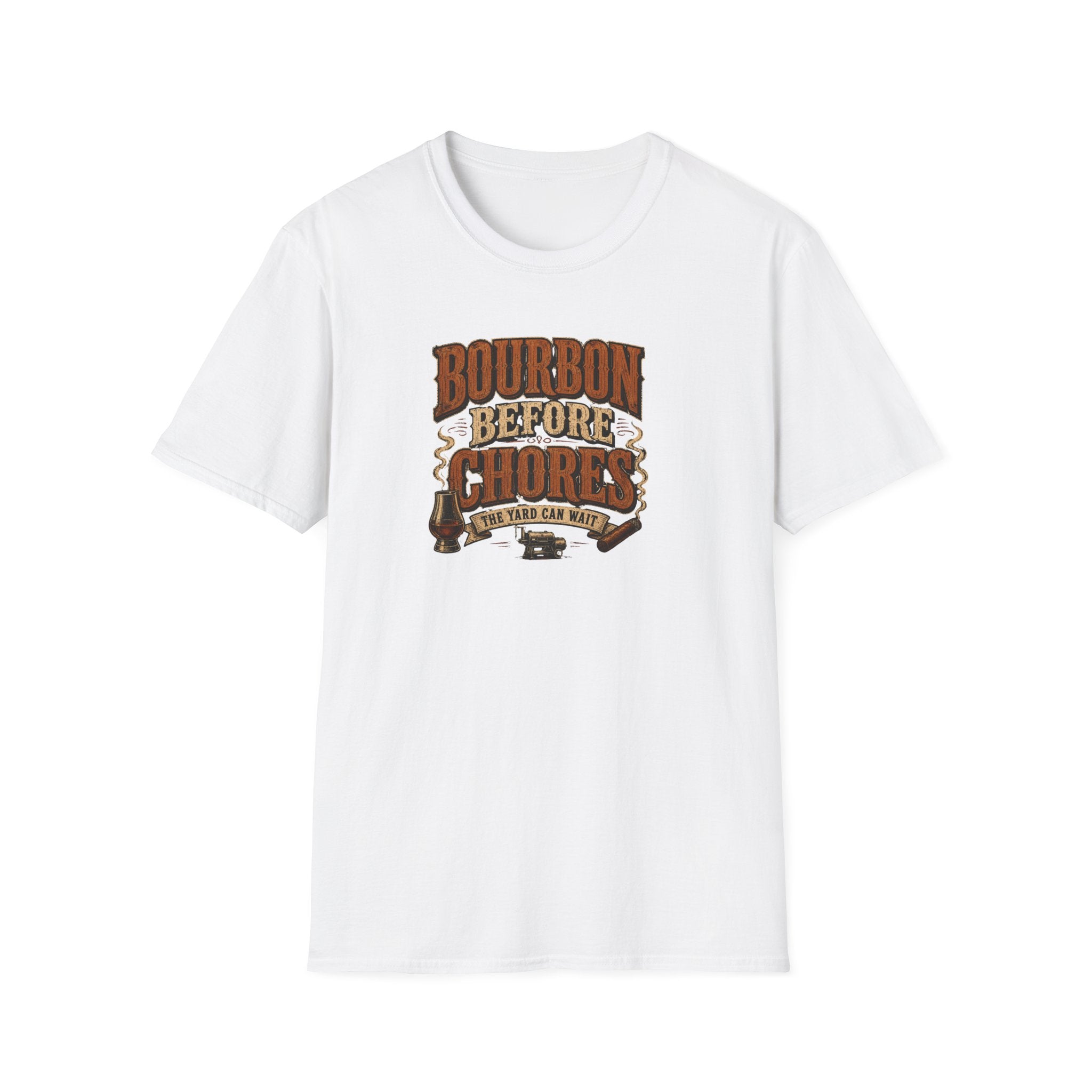 Bourbon Before Chores T-Shirt