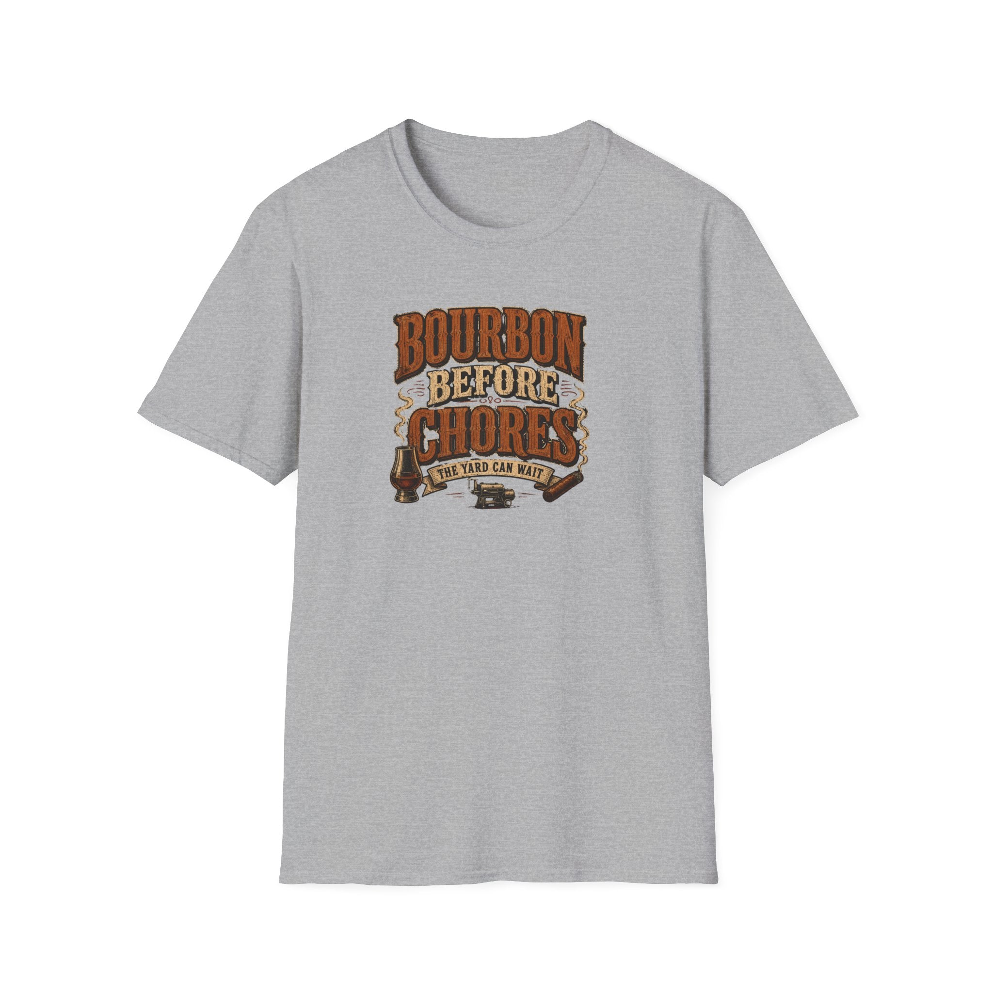 Bourbon Before Chores T-Shirt