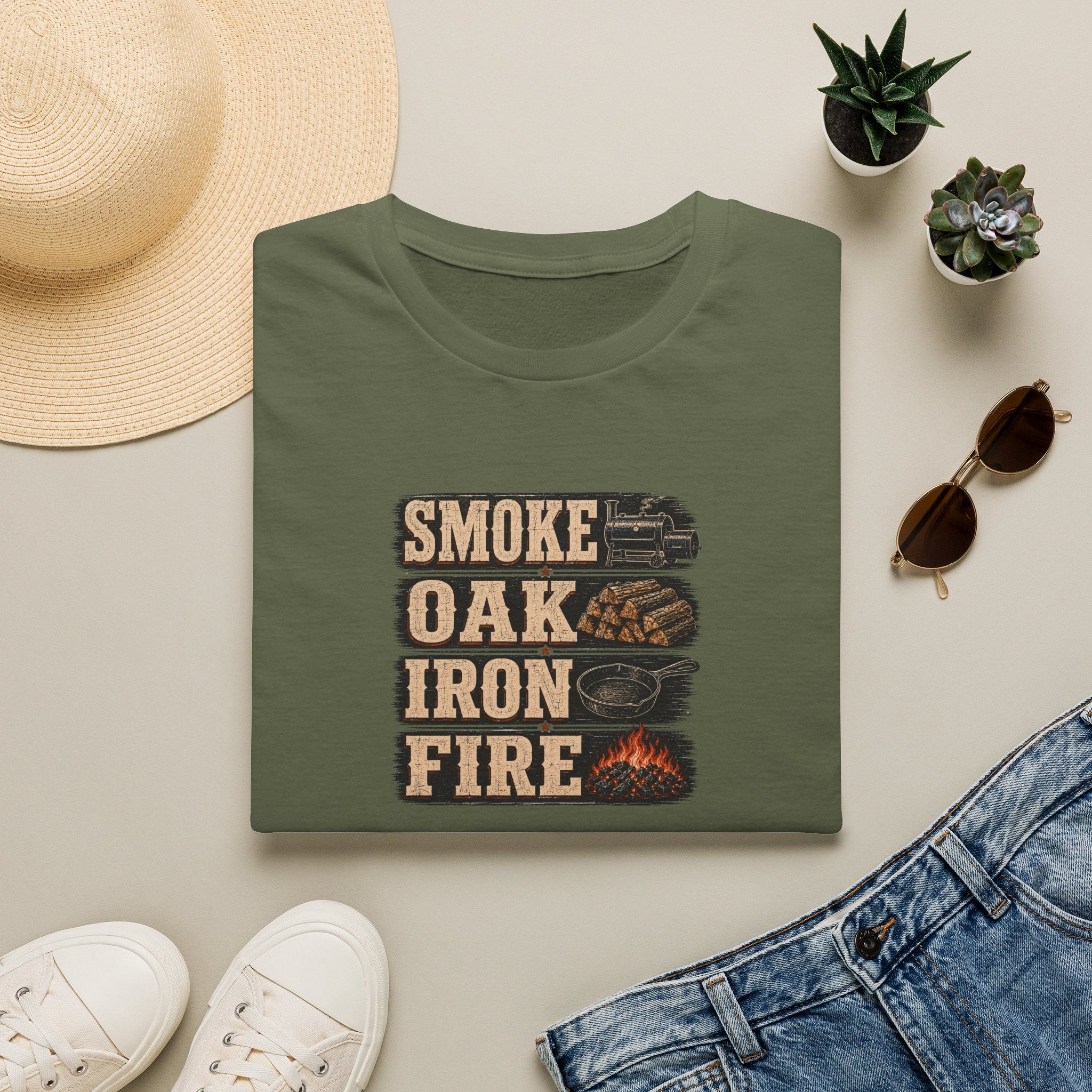 Smoke Oak Iron Fire 2 T-Shirt