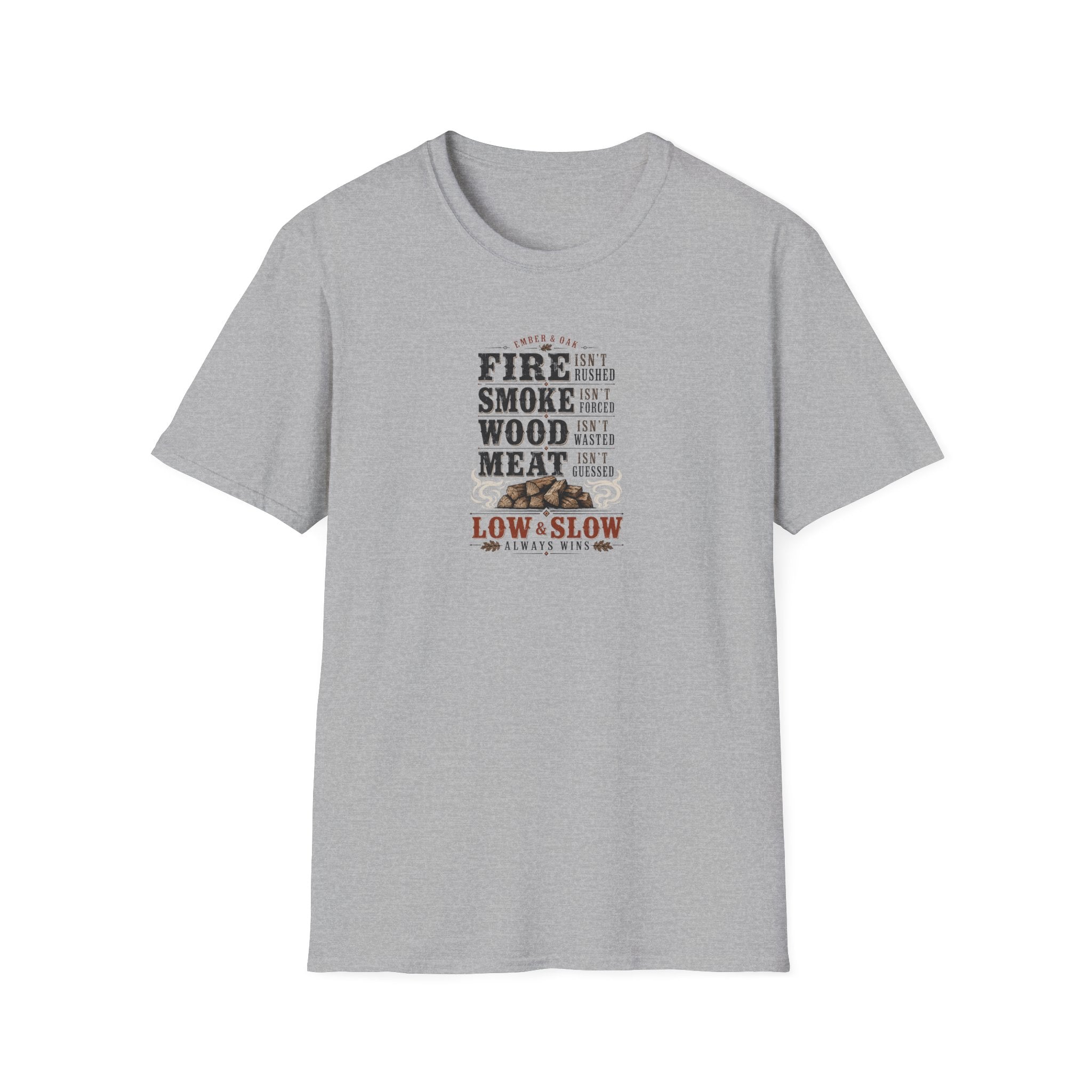 Fire Smoke Wood Meat T-Shirt