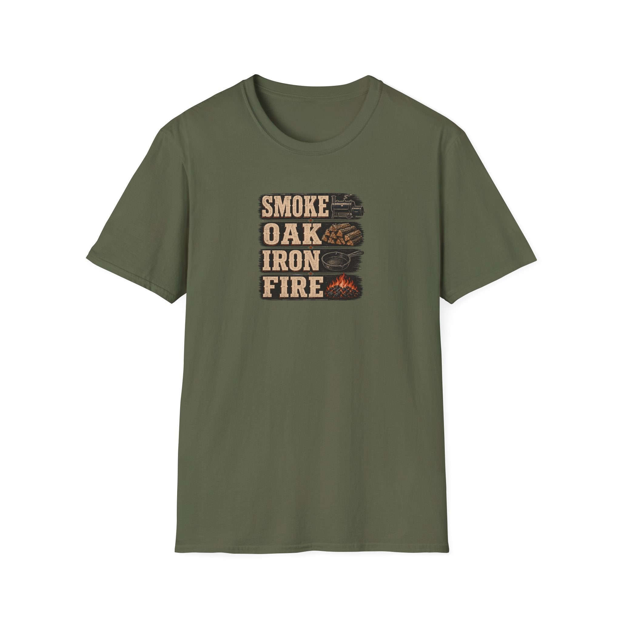 Smoke Oak Iron Fire 2 T-Shirt