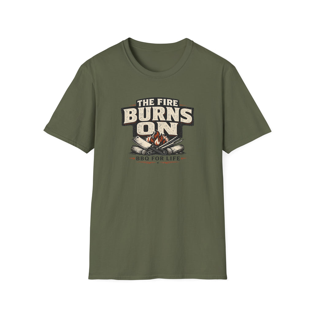 The Fire Burns On T-Shirt