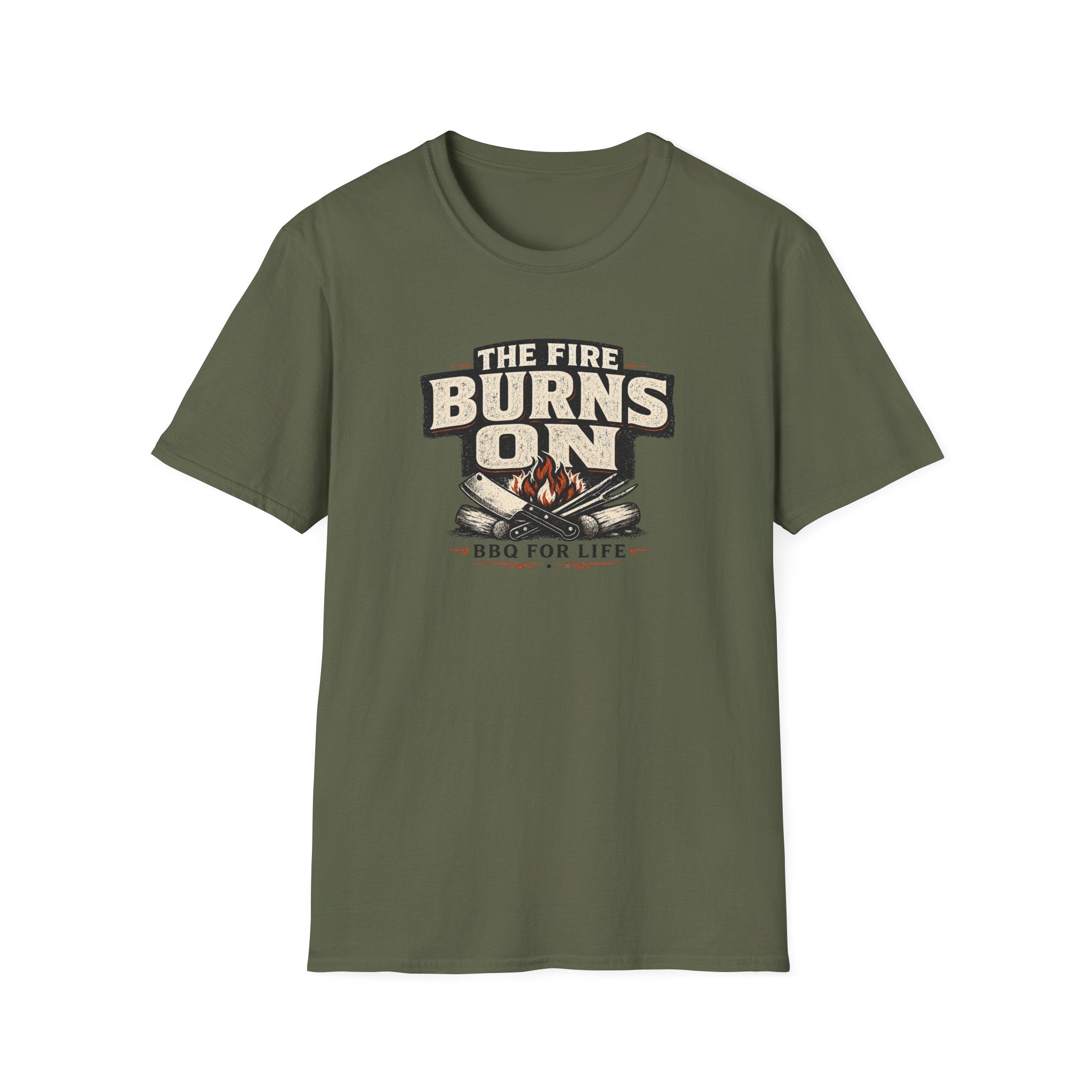 The Fire Burns On T-Shirt