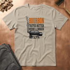 Bourbon beside a smoker T-Shirt