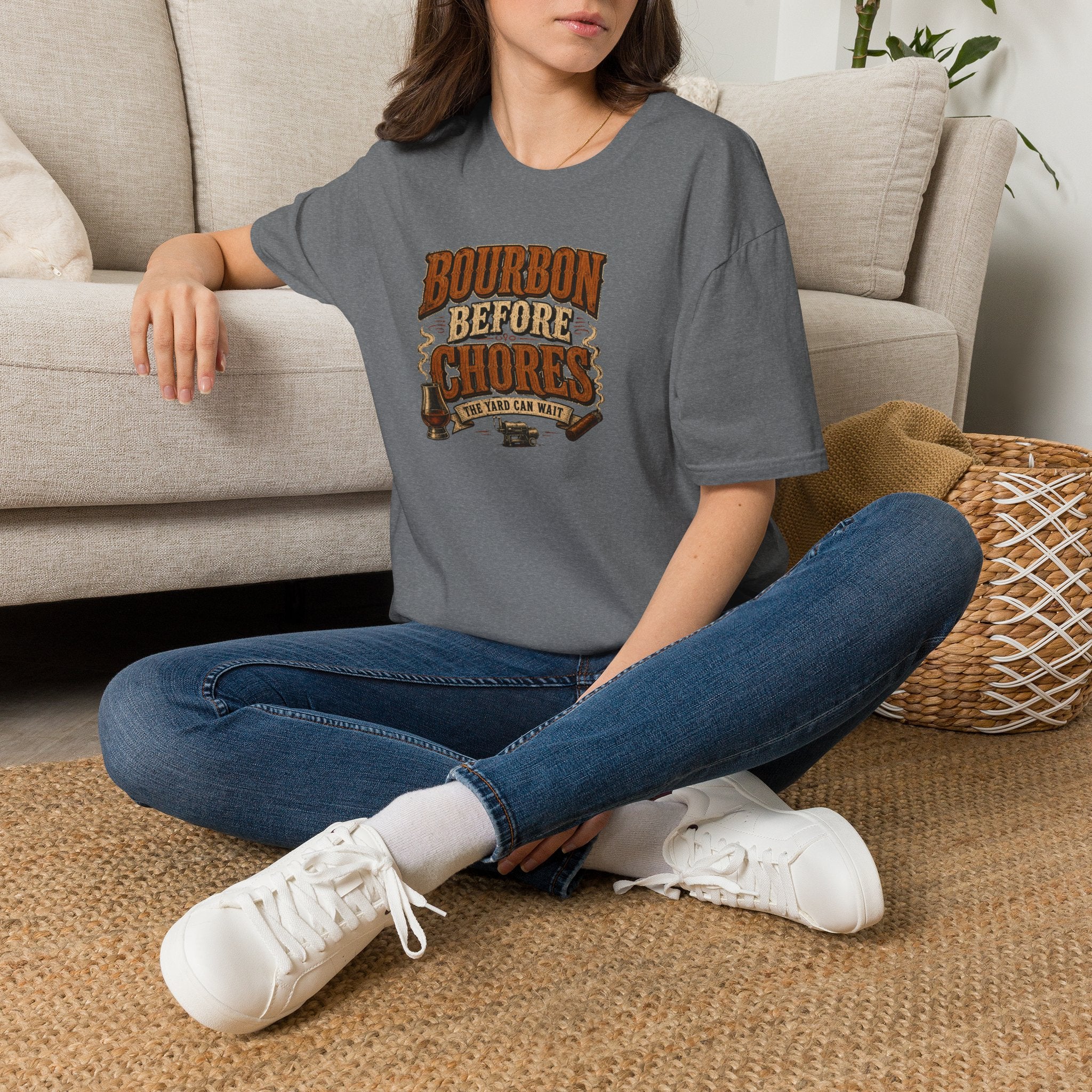 Bourbon Before Chores T-Shirt