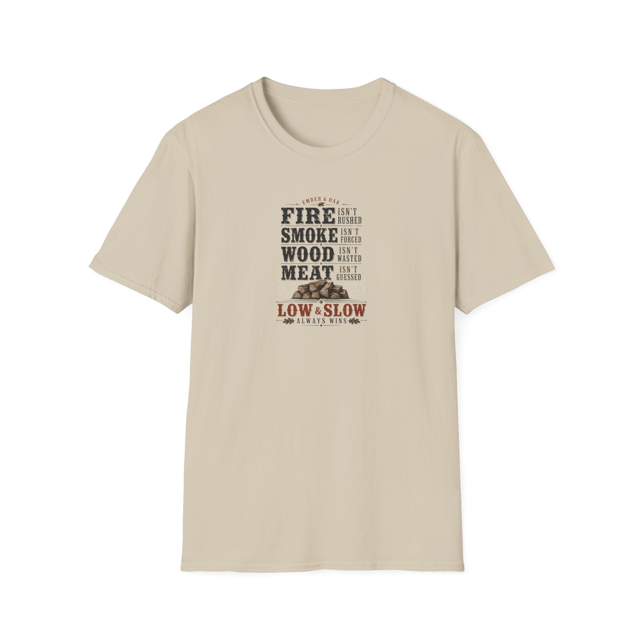 Fire Smoke Wood Meat T-Shirt