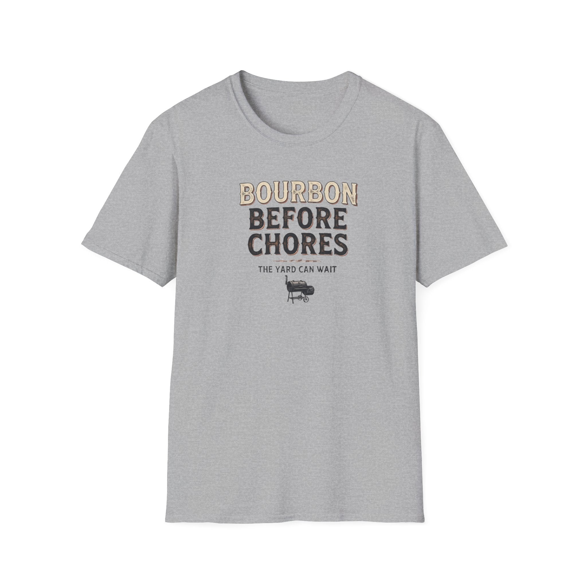 Bourbon before chores 2 T-Shirt