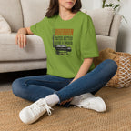 Bourbon beside a smoker T-Shirt