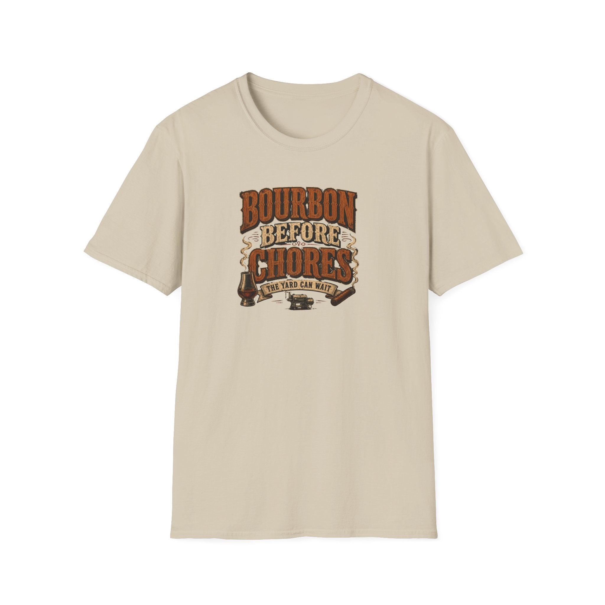 Bourbon Before Chores T-Shirt