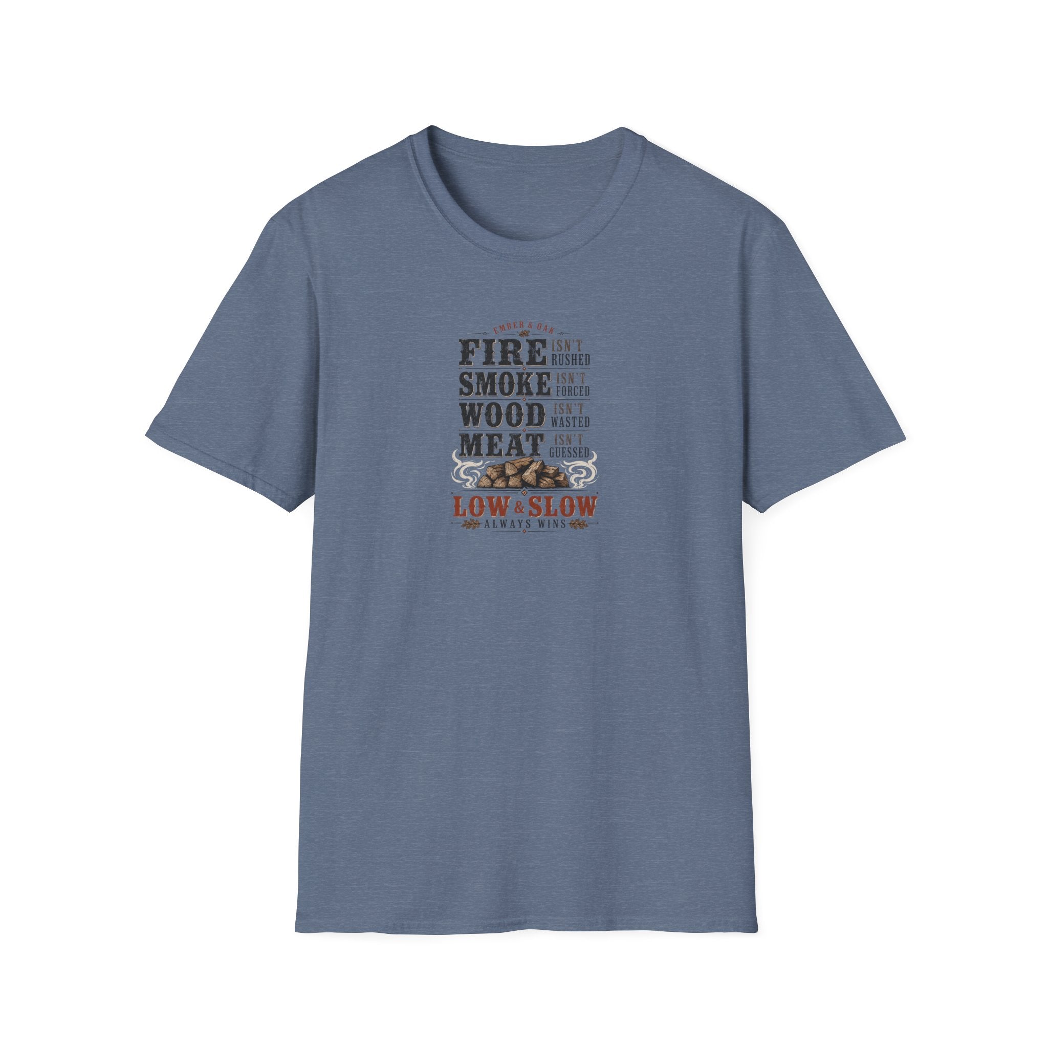Fire Smoke Wood Meat T-Shirt