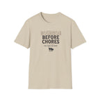 Bourbon before chores 2 T-Shirt