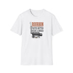 Bourbon beside a smoker T-Shirt