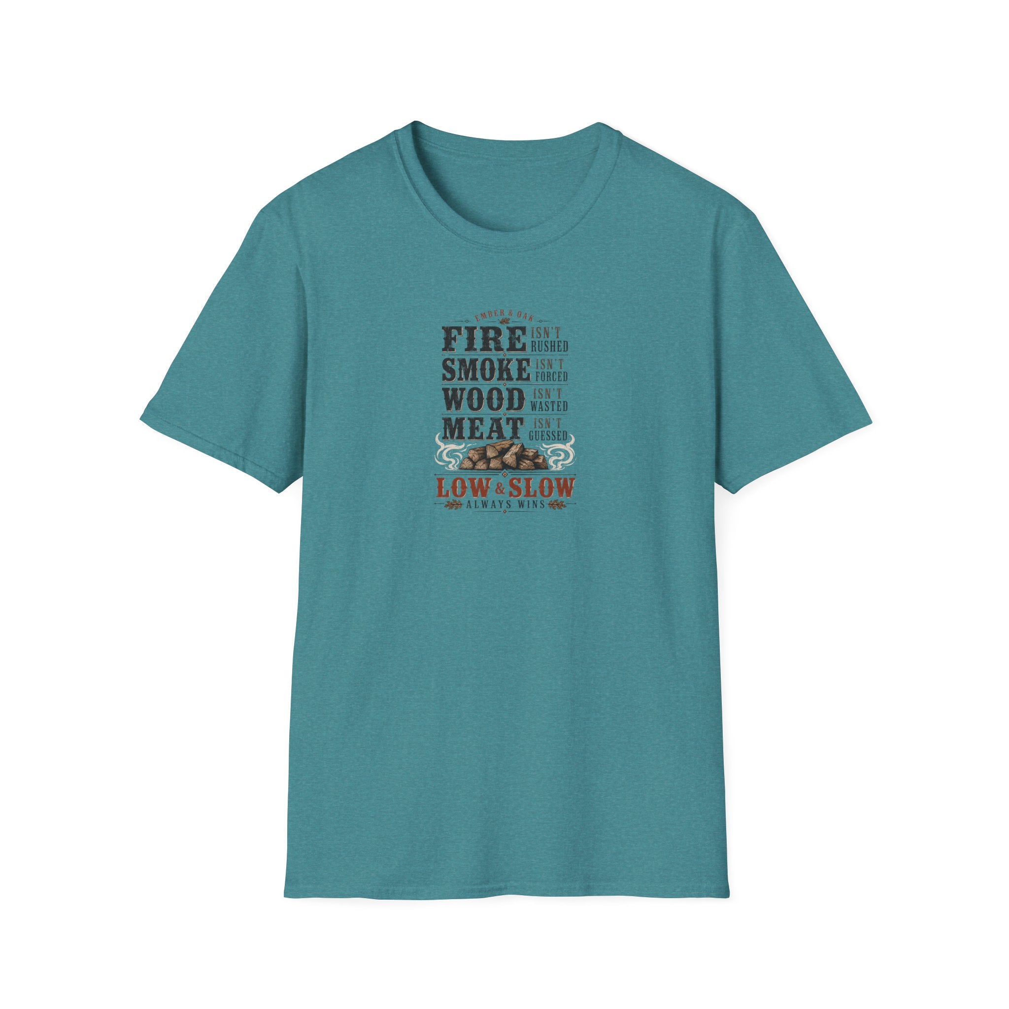 Fire Smoke Wood Meat T-Shirt