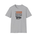 Bourbon beside a smoker T-Shirt