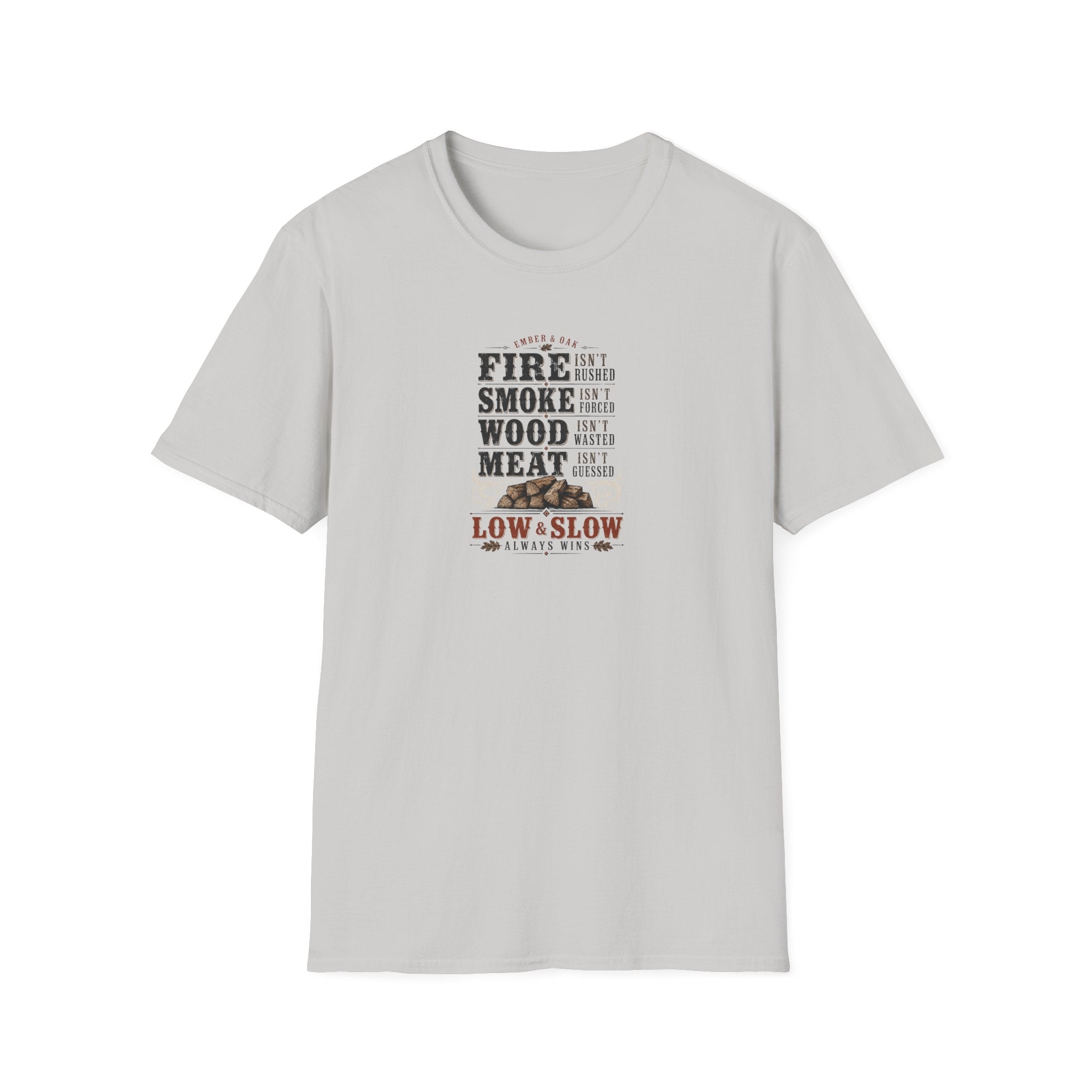 Fire Smoke Wood Meat T-Shirt