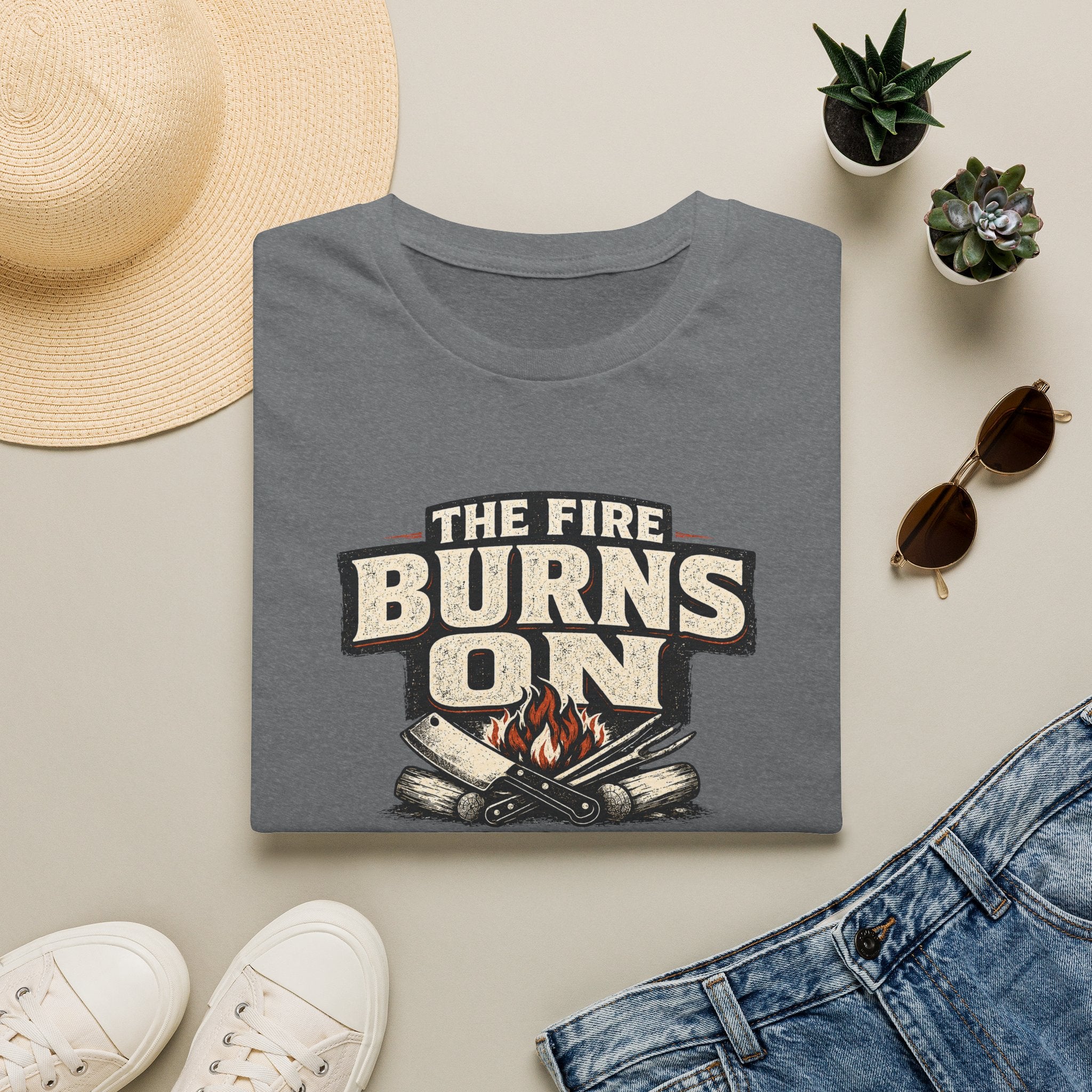 The Fire Burns On T-Shirt