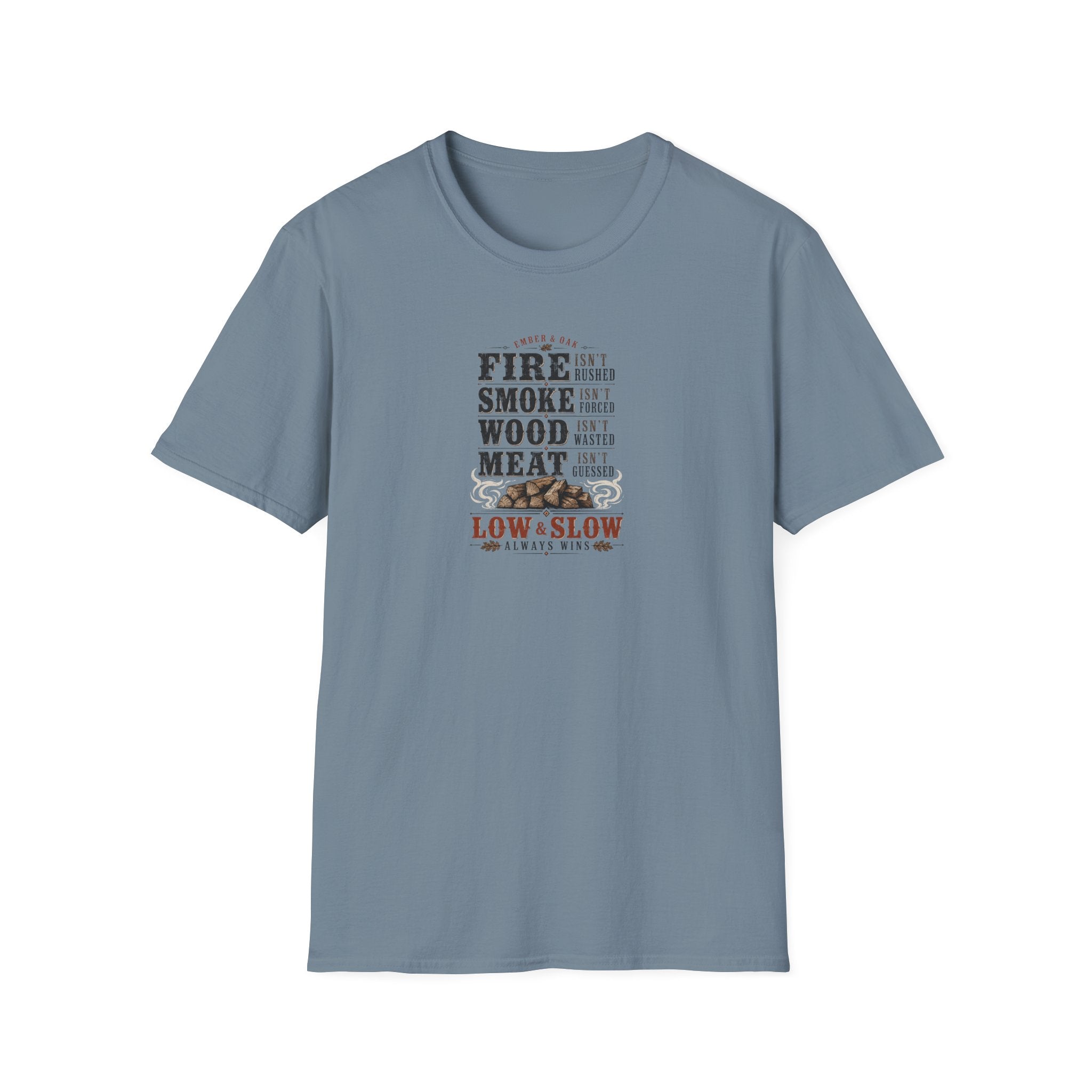 Fire Smoke Wood Meat T-Shirt