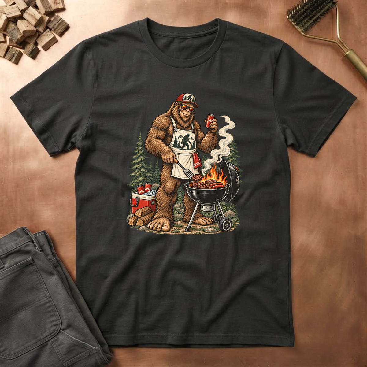 Bigfoot Grilling T-Shirt
