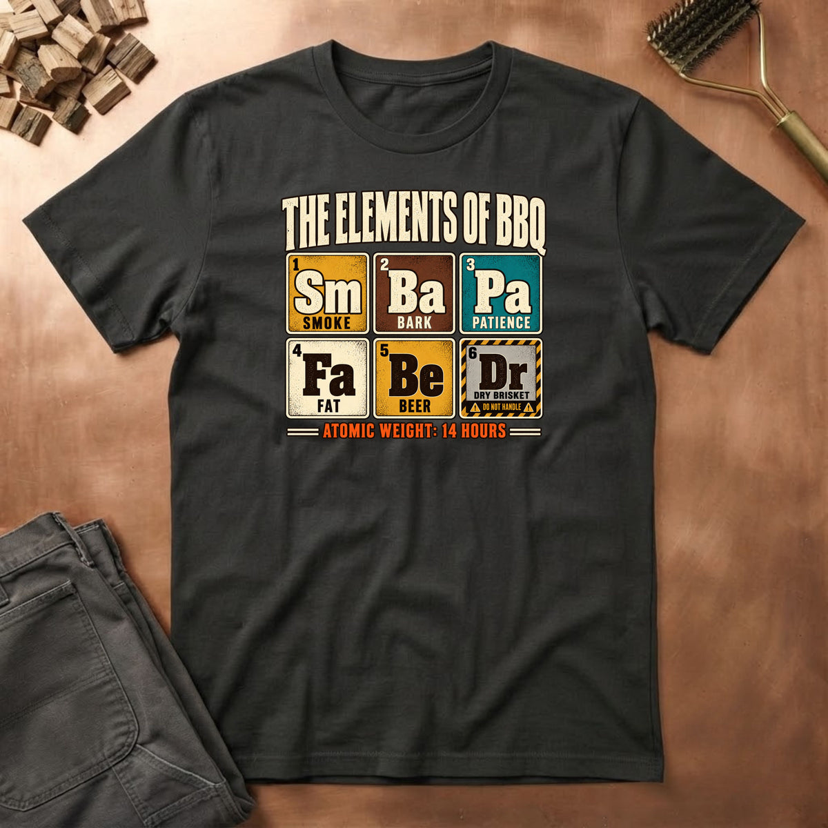 Elements of BBQ T-Shirt
