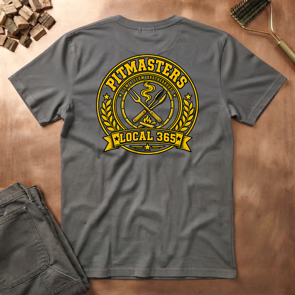 Pitmasters local 365 Circle (FRONT & BACK)
