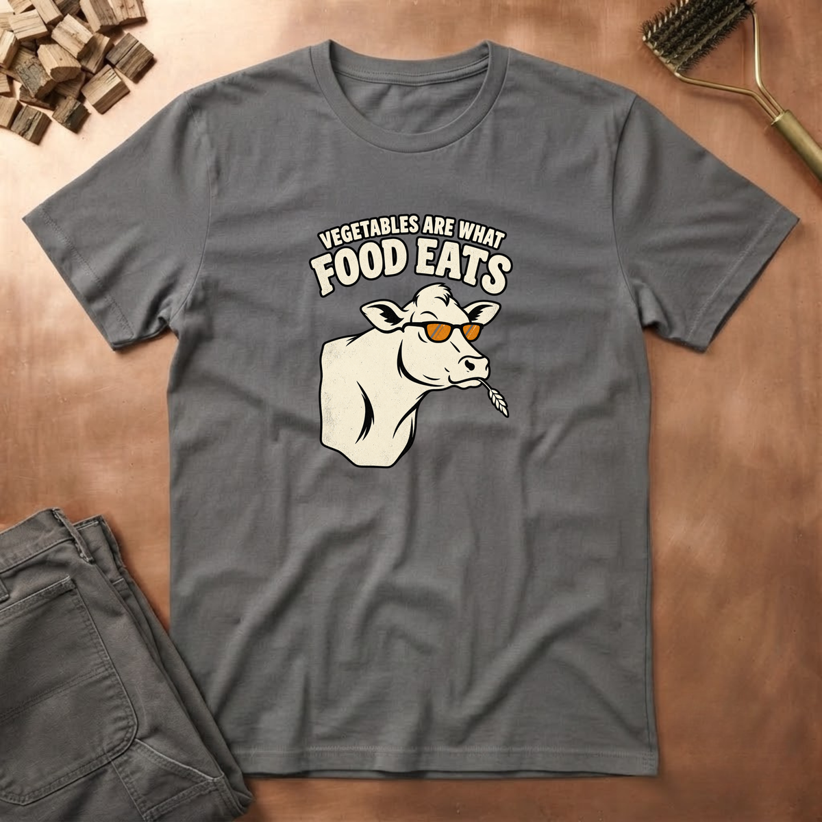 No Vegans Cow T-Shirt