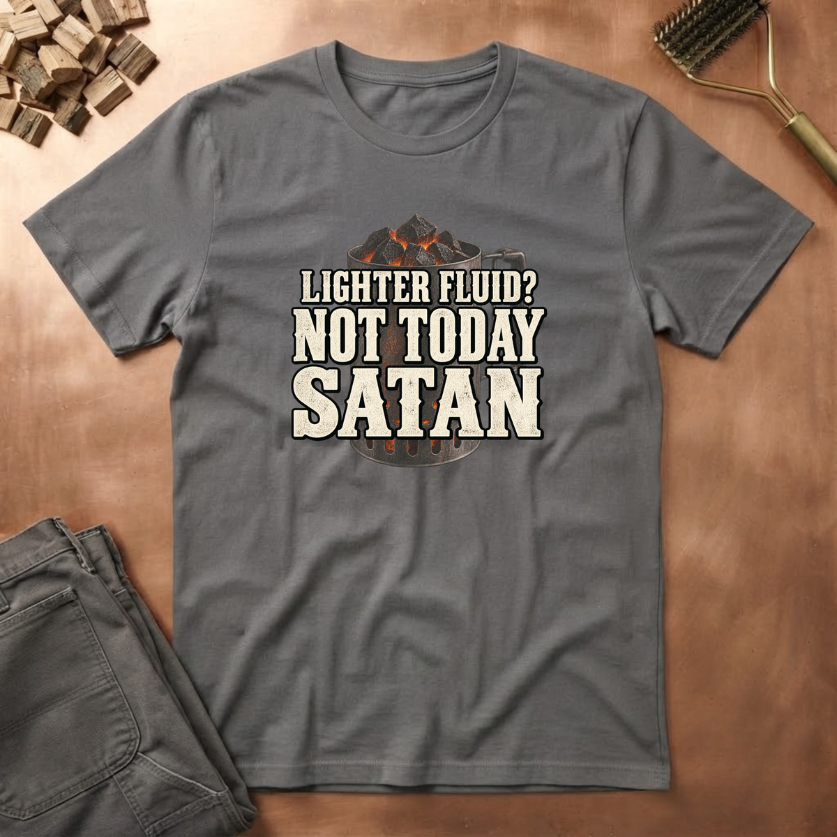 No Lighter Fluid T-Shirt