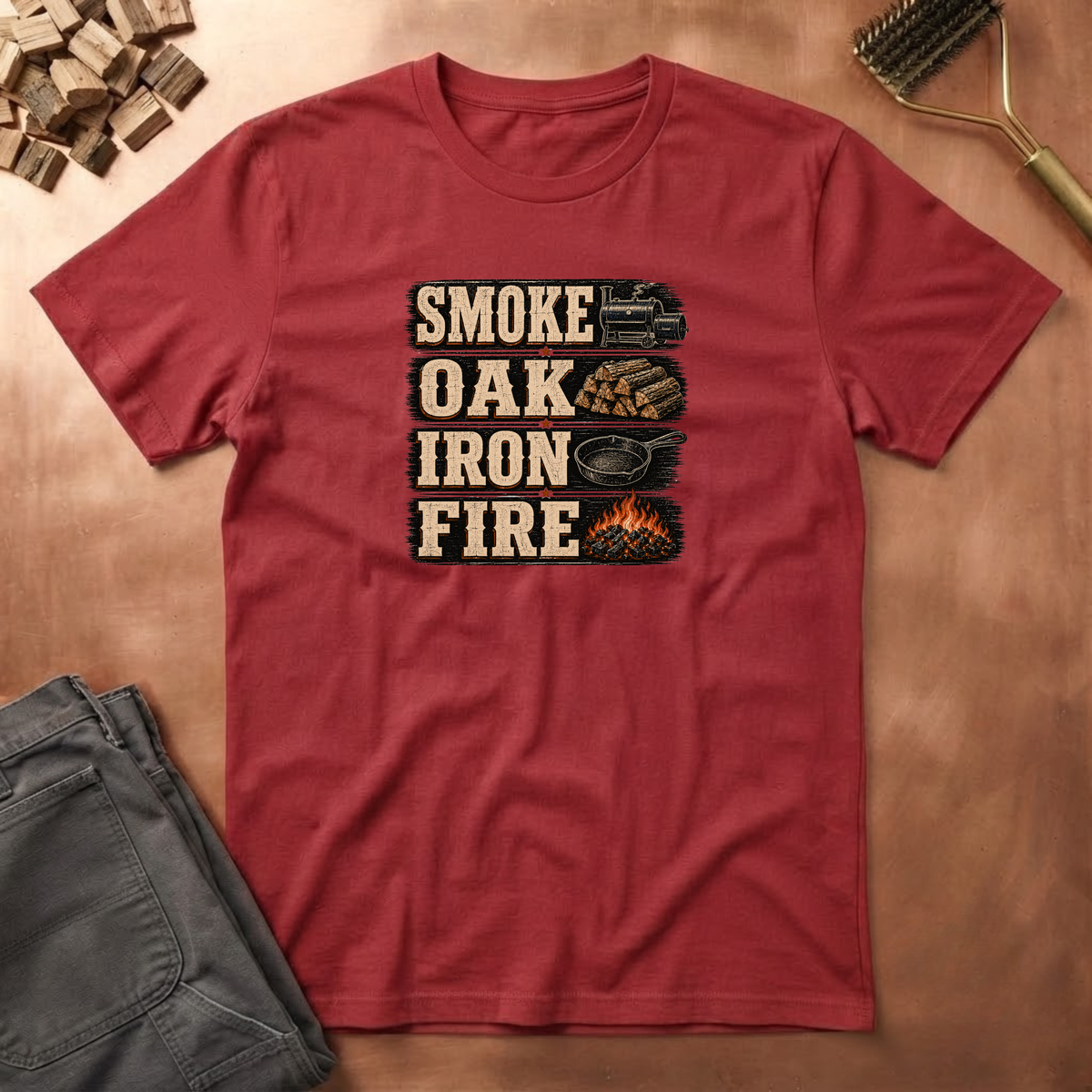 Smoke Oak Iron Fire T-Shirt