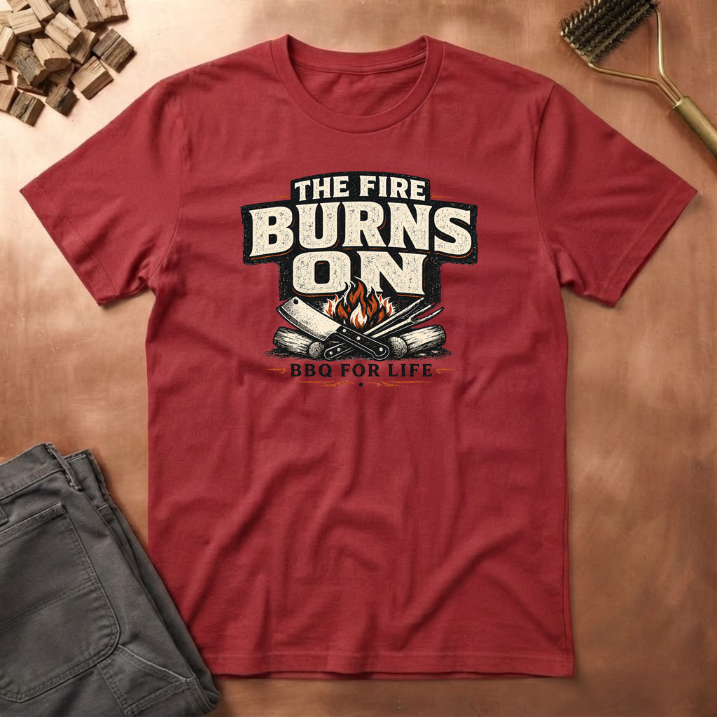 The Fire Burns On T-Shirt