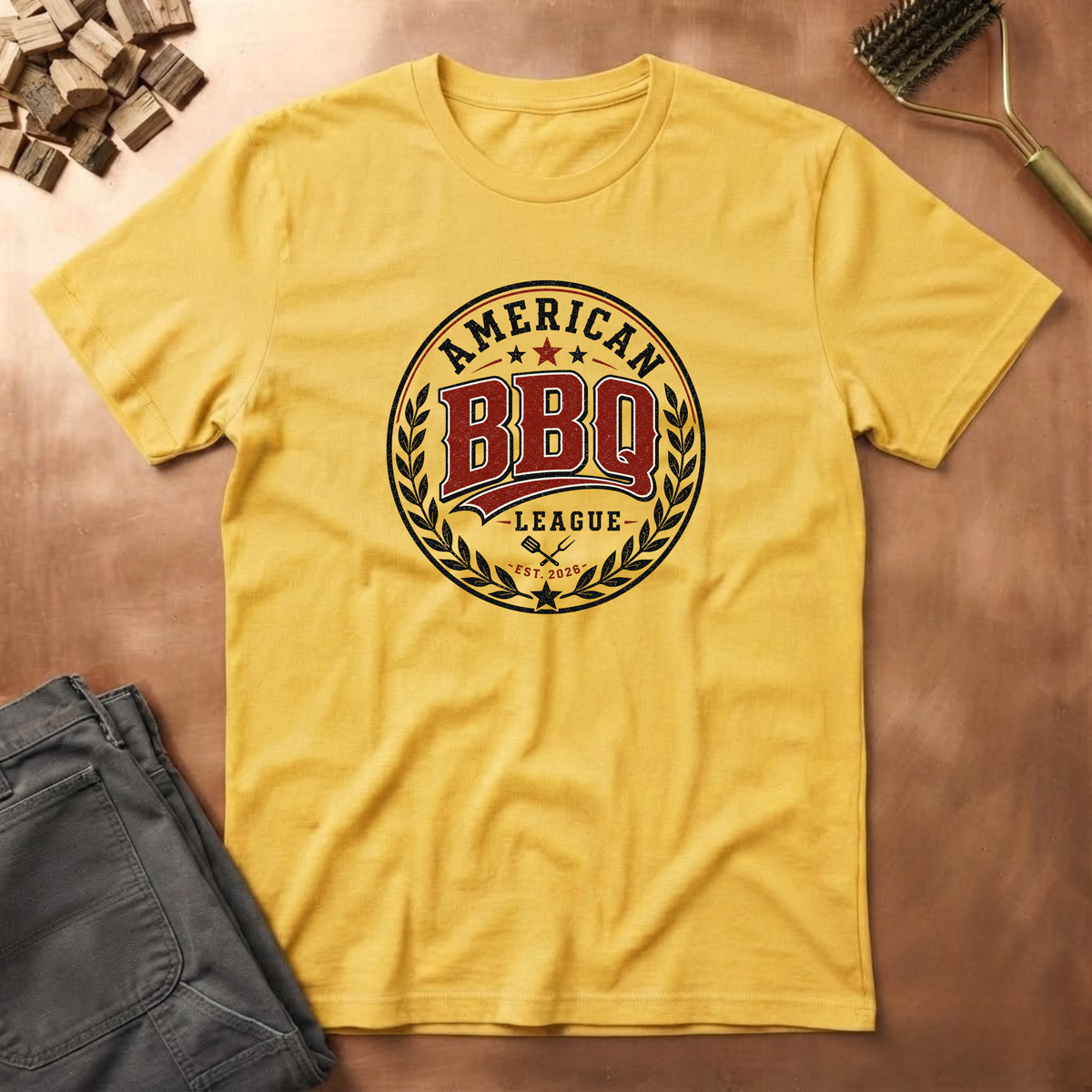 American BBQ League T-Shirt