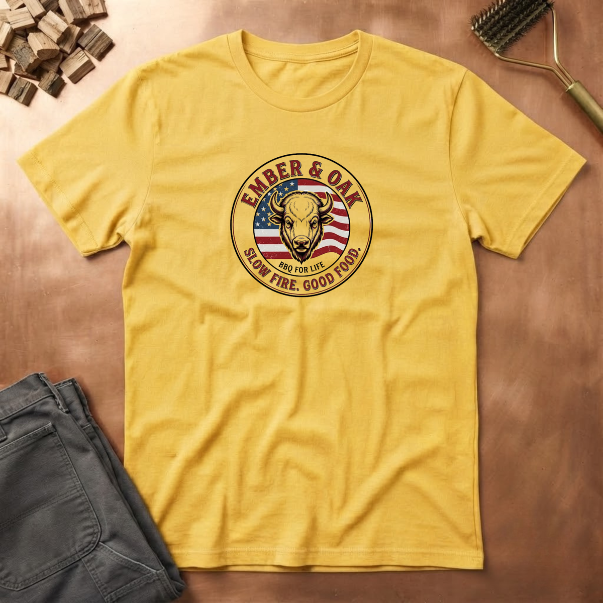 Slow fire good food T-Shirt