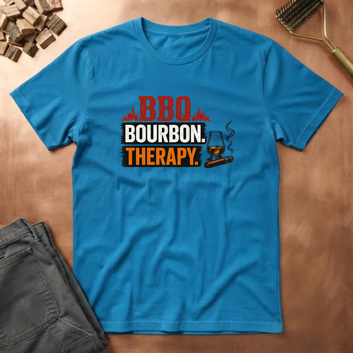 BBQ bourbon therapy T-Shirt