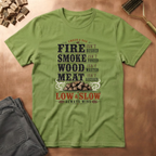 Fire Smoke Wood Meat T-Shirt