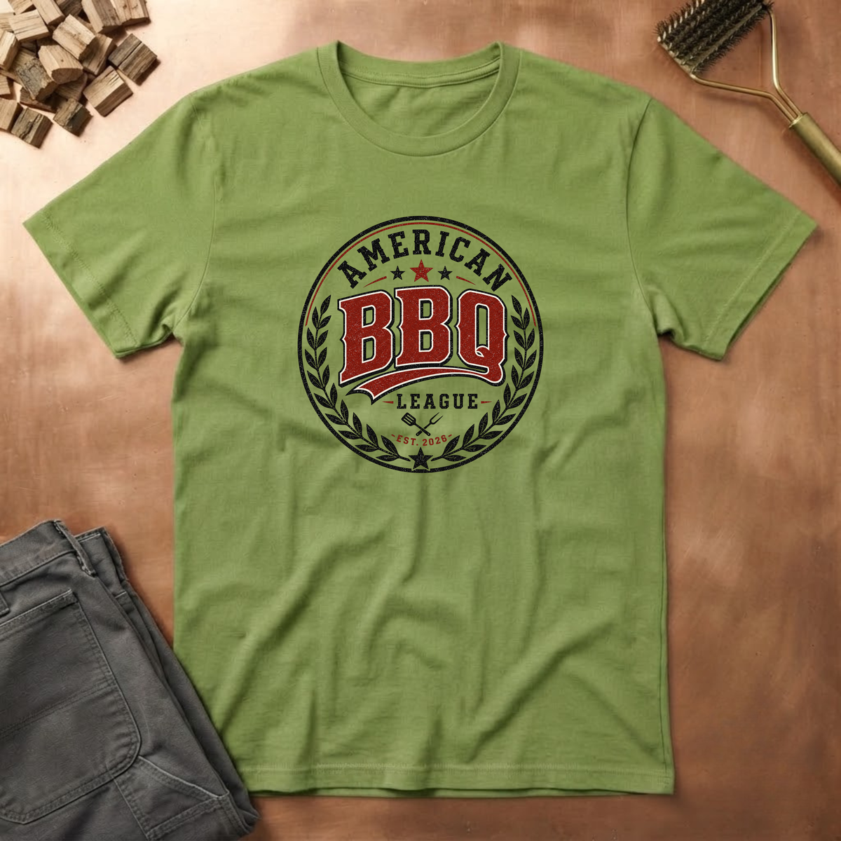 American BBQ League T-Shirt