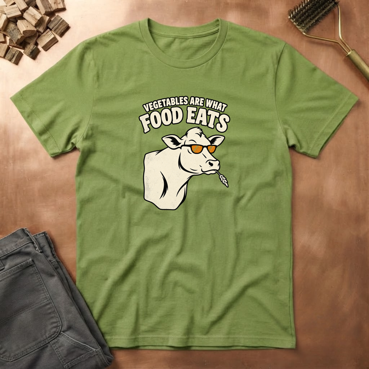 No Vegans Cow T-Shirt