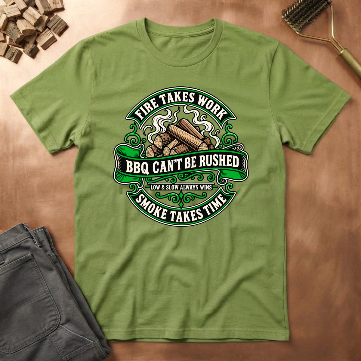 BBQ Cant Be Rushed T-Shirt