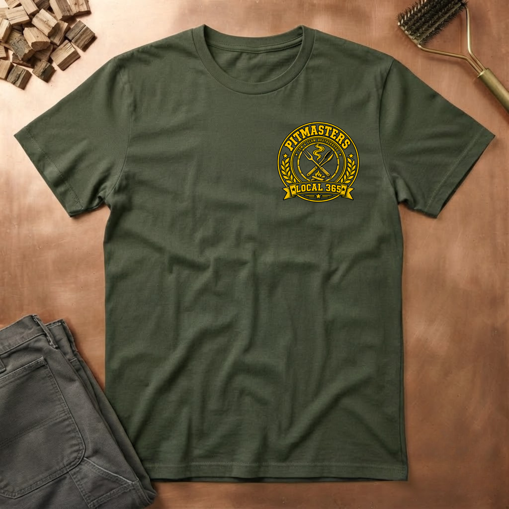 Pitmasters local 365 Circle (FRONT & BACK)