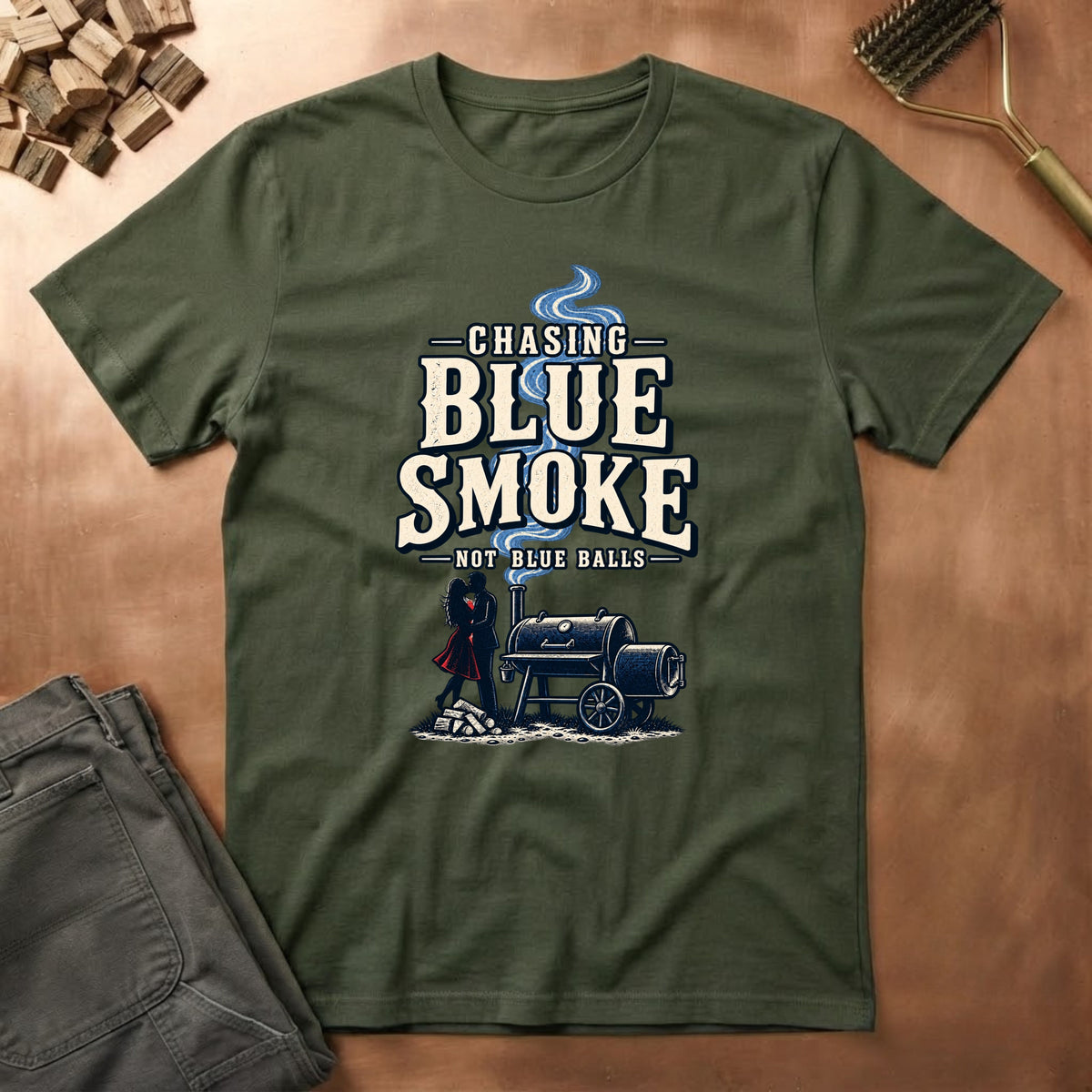 Chasing Blue Smoke T-Shirt