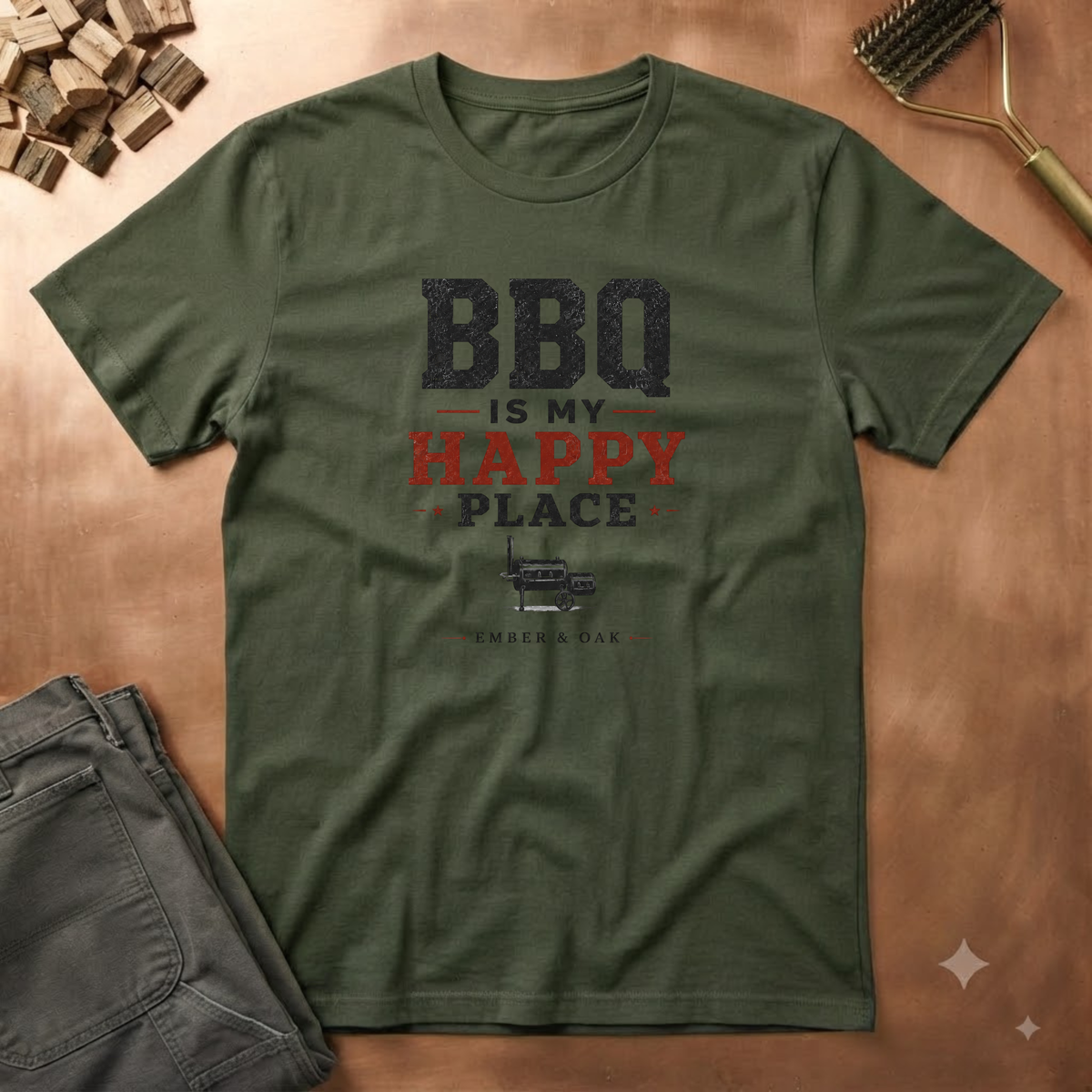 Happy Place BBQ T-Shirt