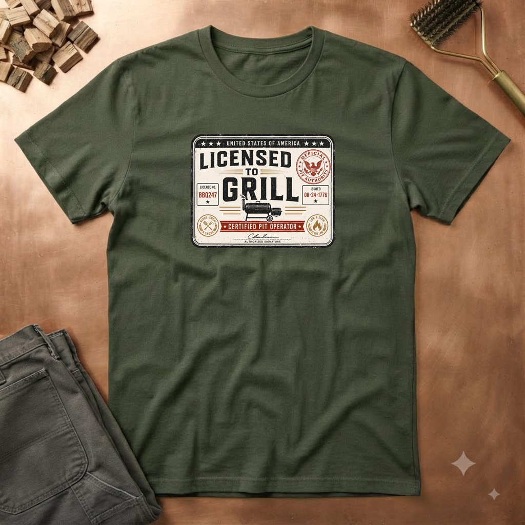 Licensed to grill T-Shirt