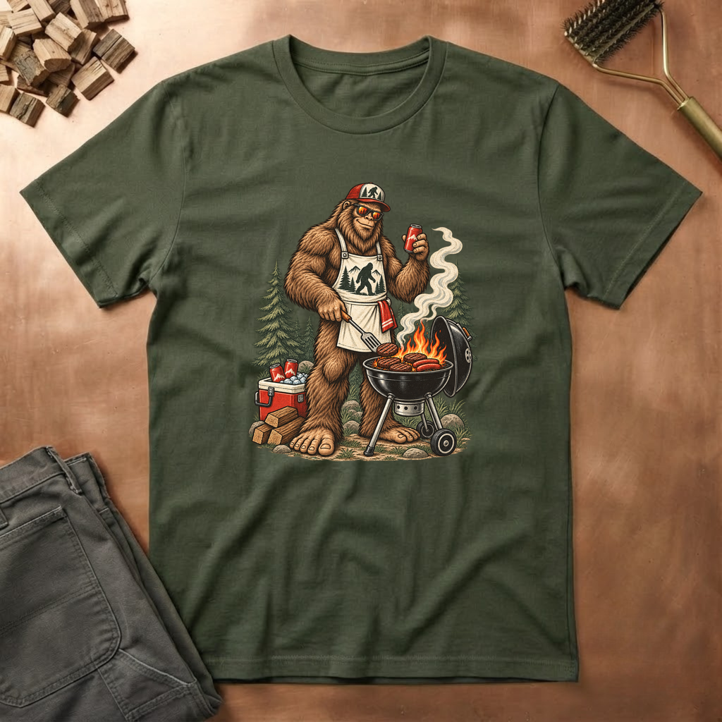 Bigfoot Grilling T-Shirt