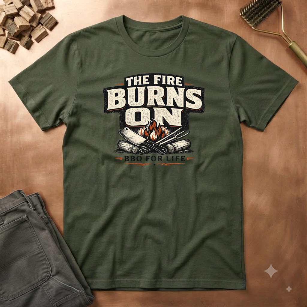 The Fire Burns On T-Shirt
