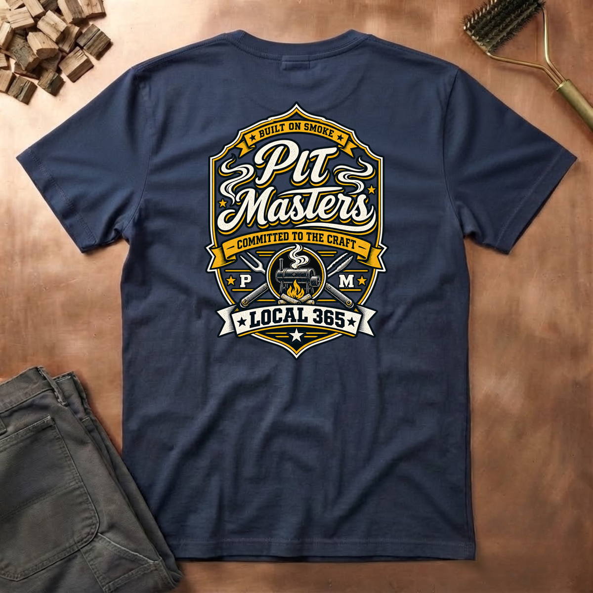 Pitmasters local 365 Sheild (FRONT & BACK)