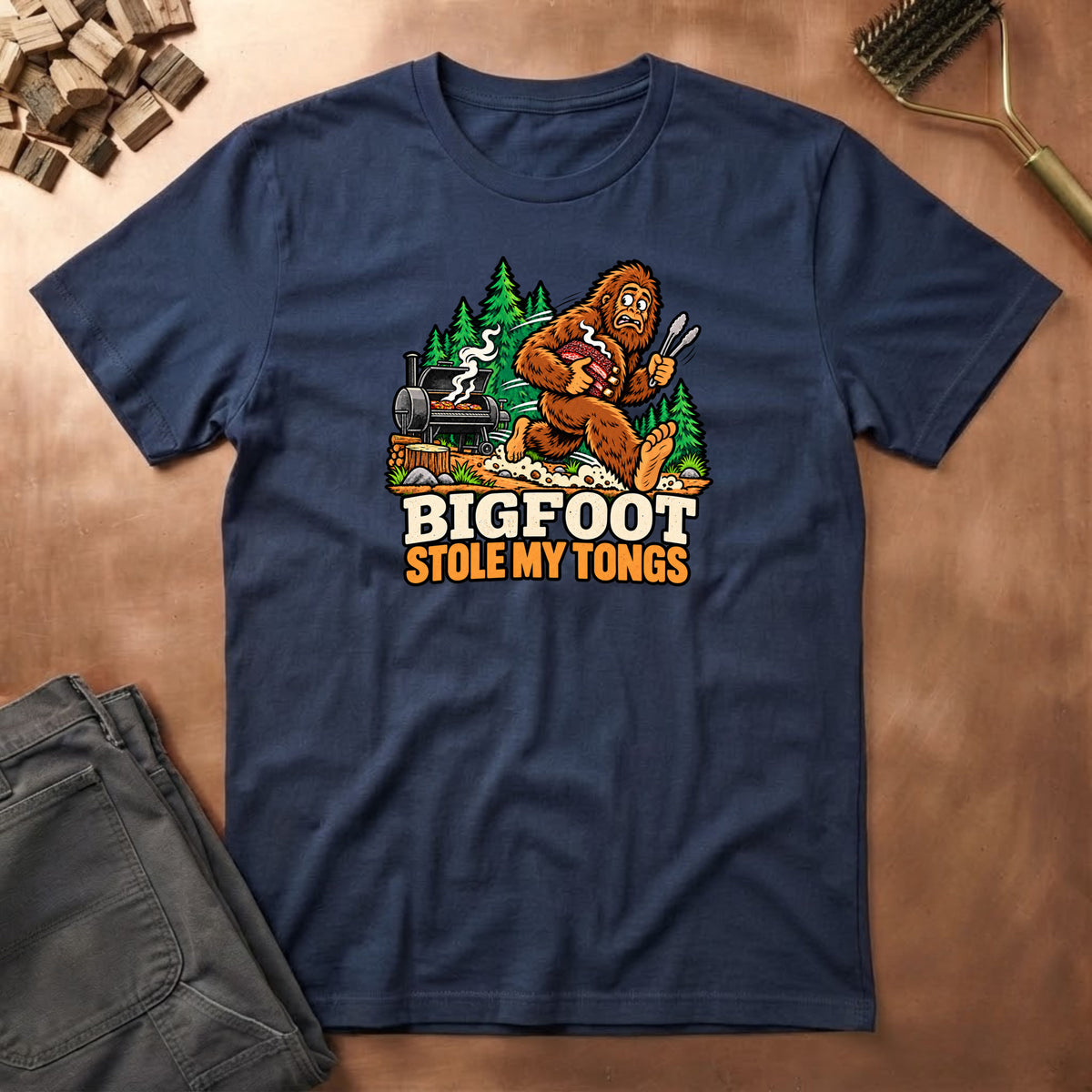 Bigfoot Stealing T-Shirt