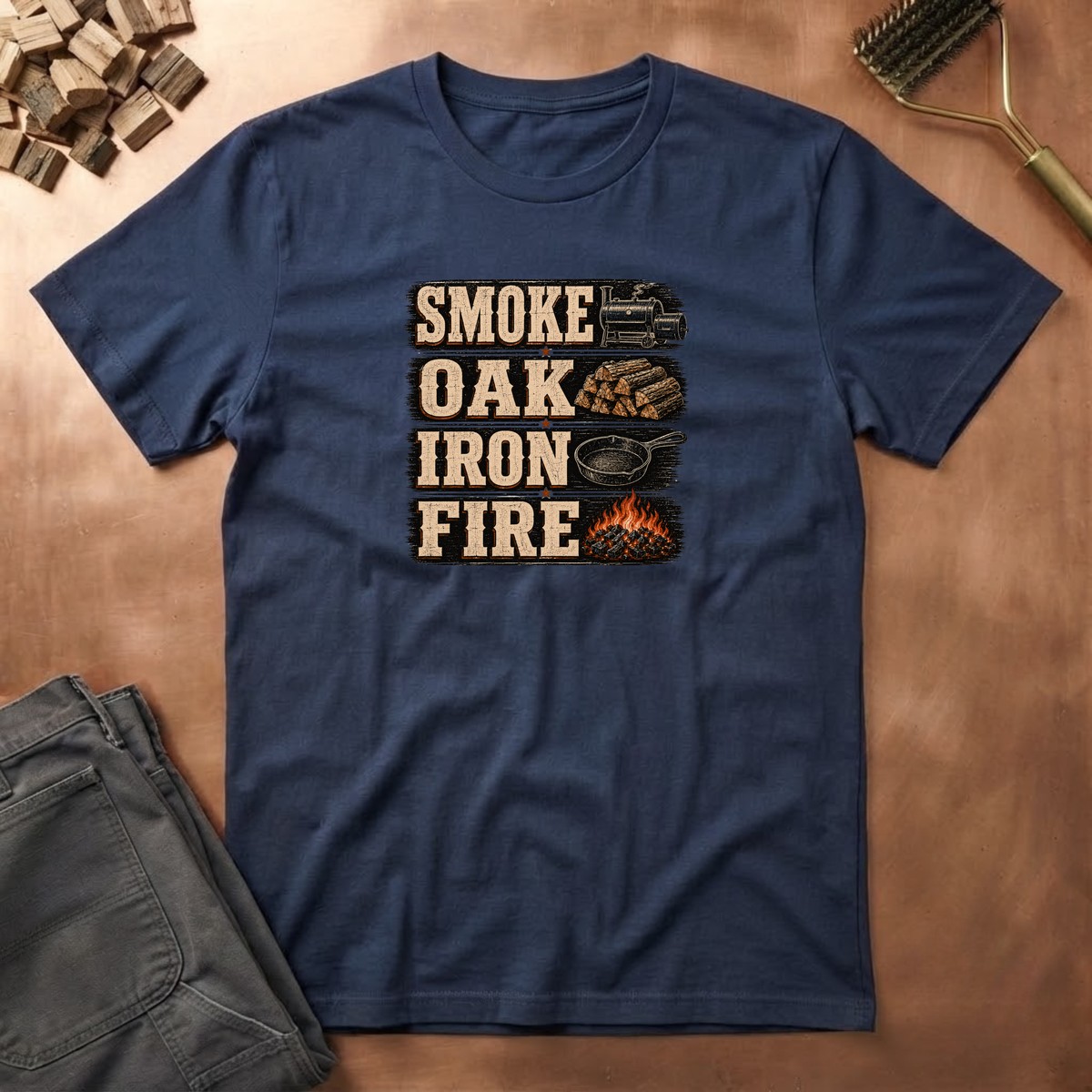 Smoke Oak Iron Fire T-Shirt