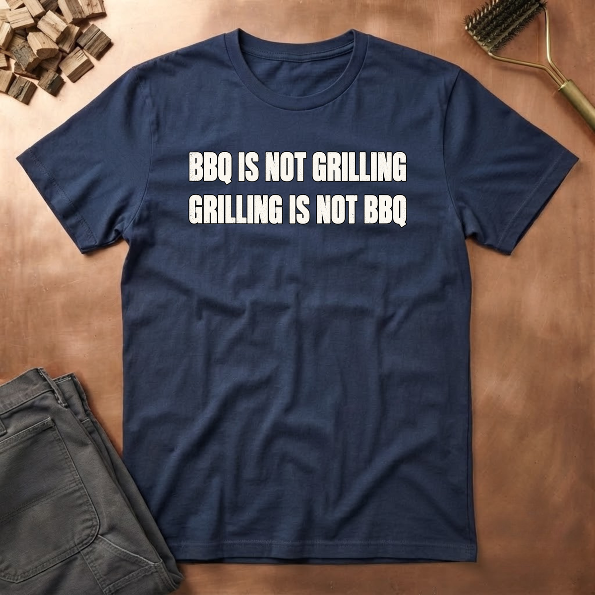 BBQ VS Grilling T-Shirt