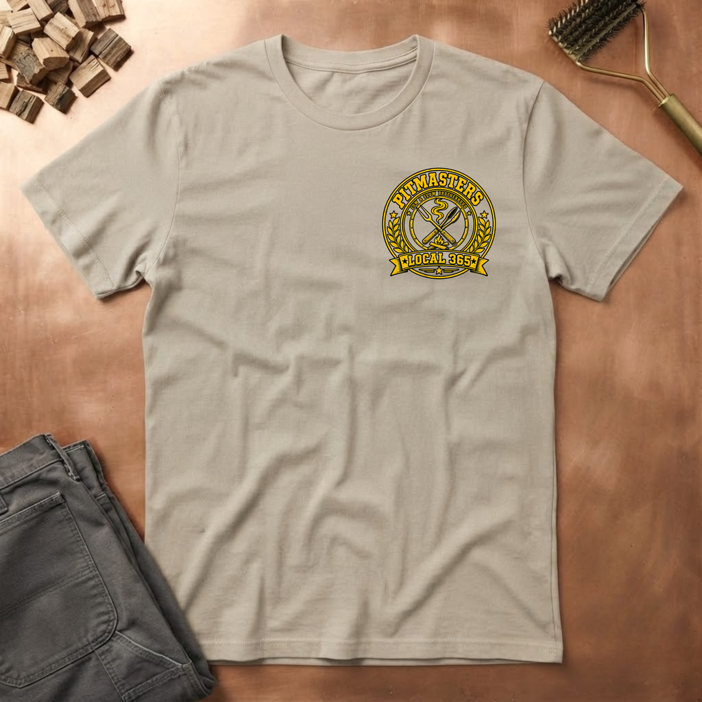 Pitmasters local 365 Circle (FRONT & BACK)