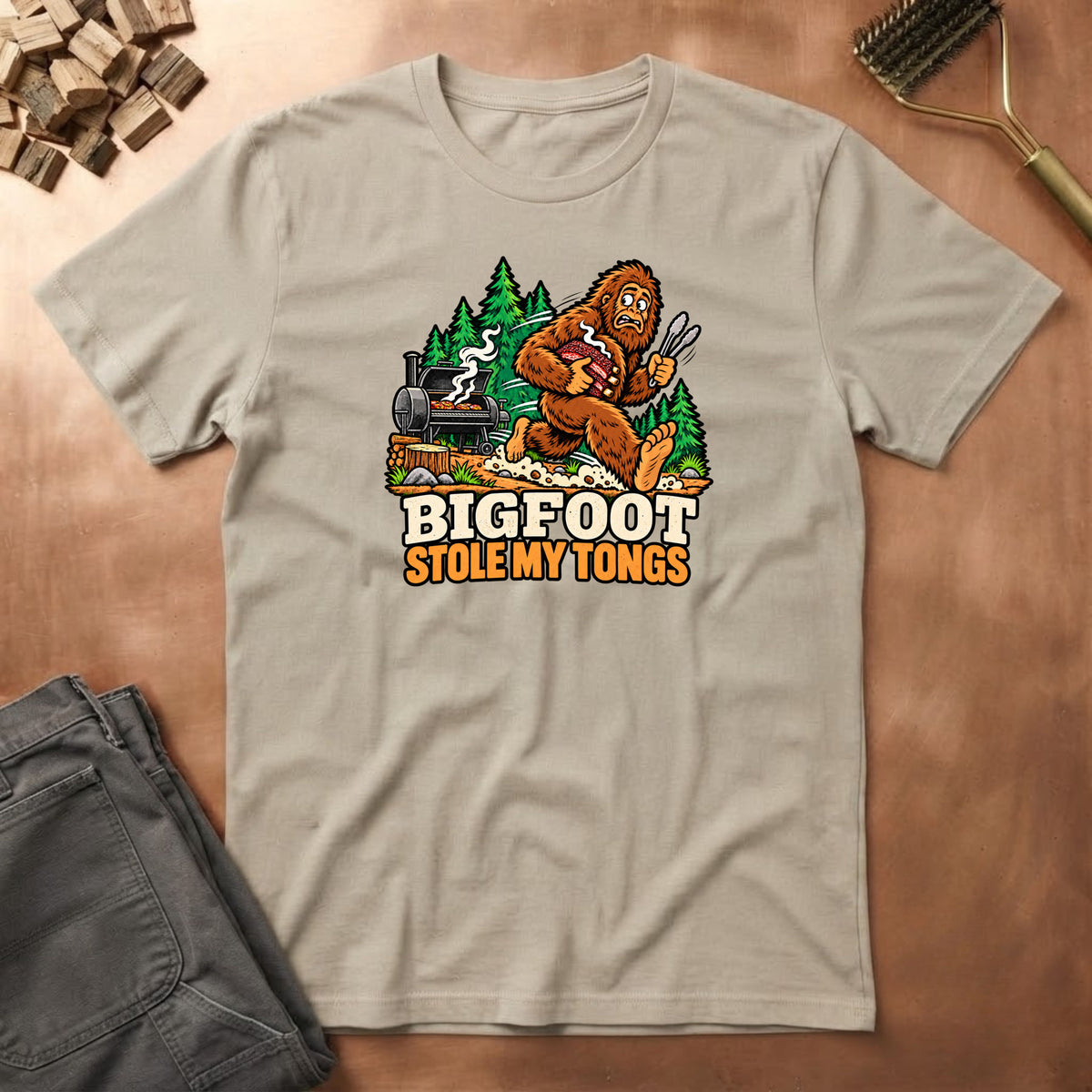 Bigfoot Stealing T-Shirt