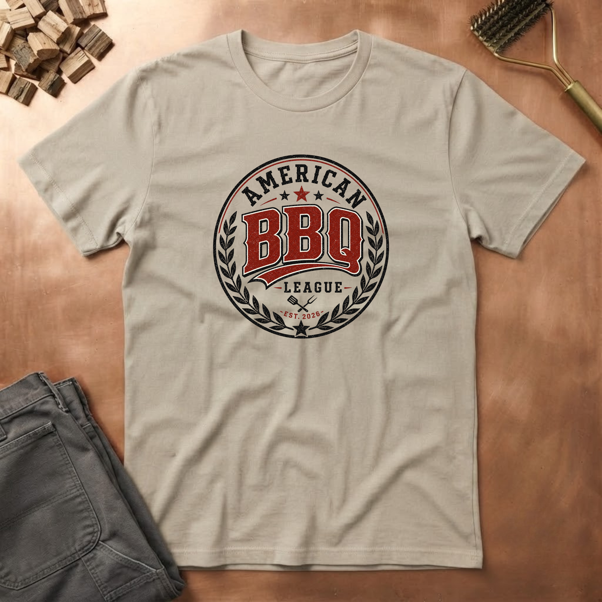 American BBQ League T-Shirt